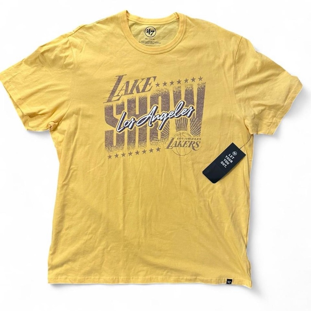 47 Los Angeles Lakers Yellow Graphic Tee
